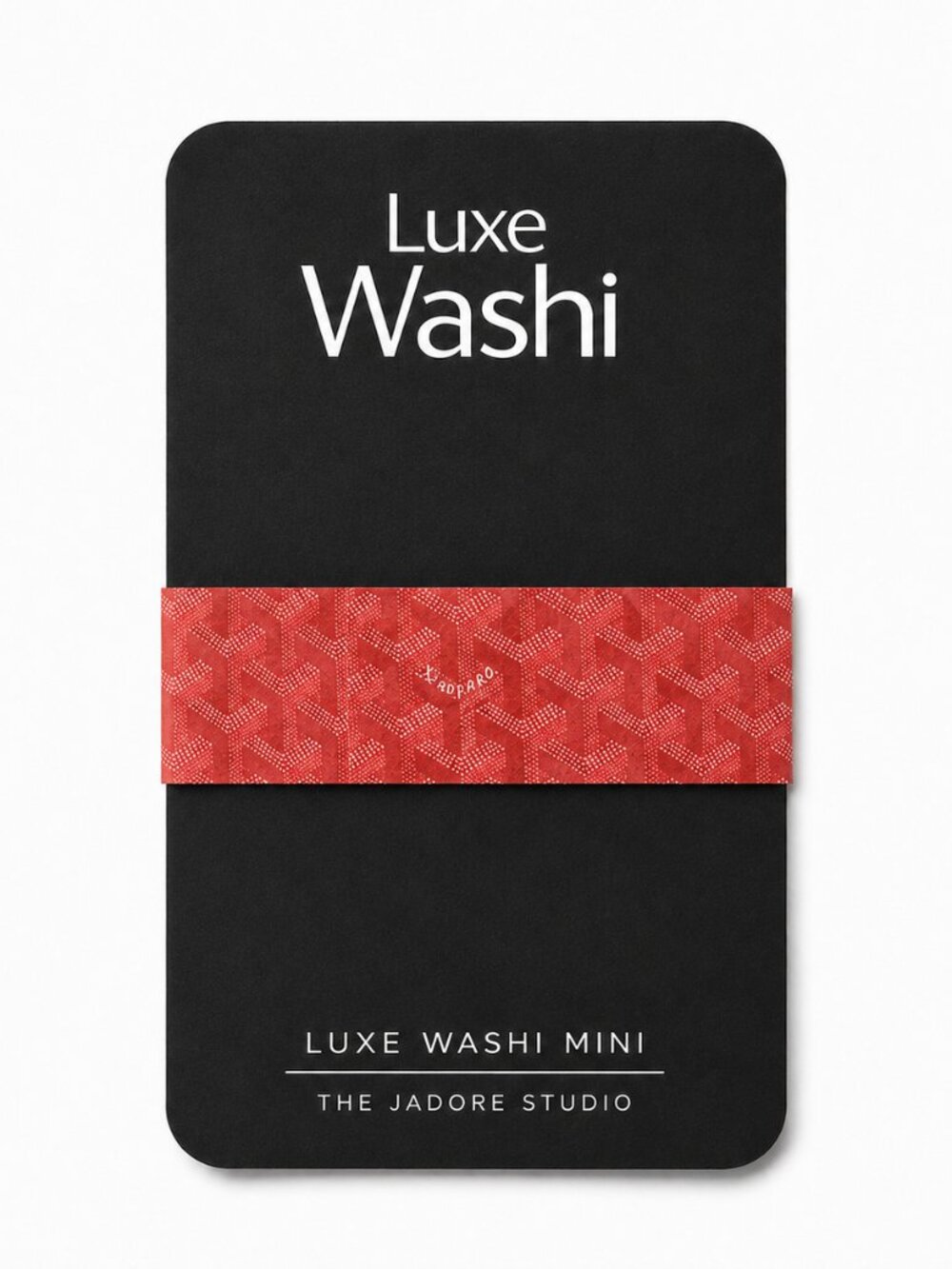 Designer Washi Tape (Red) | Luxe Washi Mini